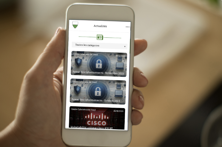 The canton of Vaud has its own cybersecurity mobile app (article in French):  bit.ly/4darBIr via @Marc_Barbezat #TrustValleyCH #digitalTrust #cybersecurity