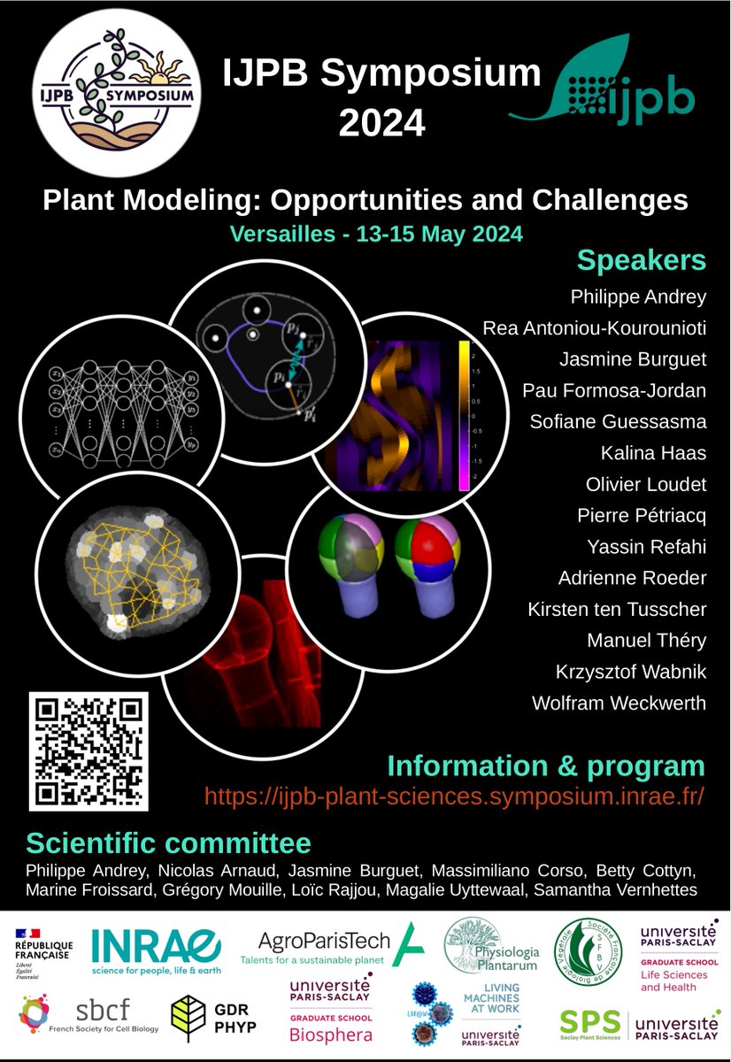 #IJPBplantModeling @ijpb_fr 🚨🚨 Only 10 days left to have the unique opportunity to listen to a pleiade of wonderful speakers 📅 3rd of May end of registration 👉To register bit.ly/3RyMncm Please RT