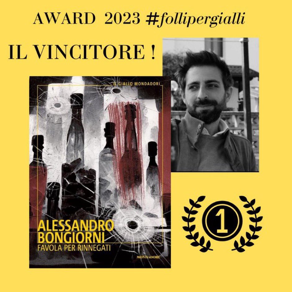 Mai premio fu più meritato! Bravi i #follipergialli 💛 Bravissimo @ale_bongio