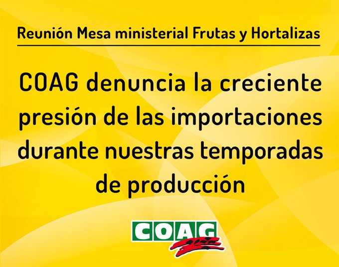 🍅🍈🧅@La_COAG denuncia en el @mapagob la continúa y creciente presión de las importaciones de #hortalizas durante nuestras temporadas de producción coag.org/post/coag-denu…