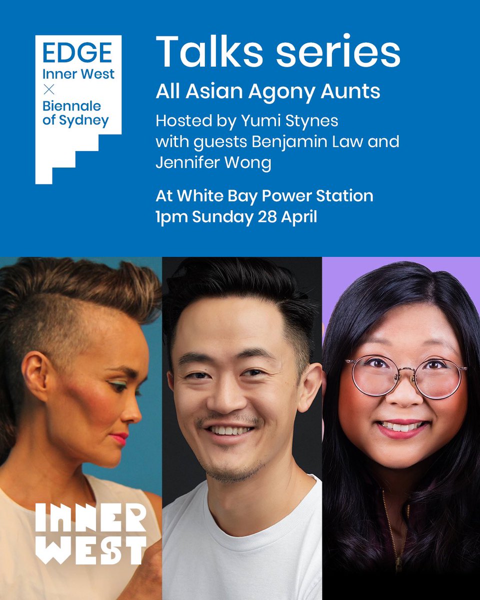 Sydney! Are you interested in food, fashion, and/or Asian agony aunts? Do you love *free* talks? Want to hang out this weekend at @biennalesydney? Register for free tickets: innerwest.nsw.gov.au/live/living-ar…