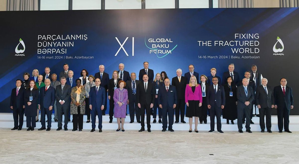 #GlobalBakuForum now stands in line with other leading international fora like the #DavosWorldEconomicForum and the #MunichSecurityConference. With respect to the potential of @NizamiGanjaviIC and the list of participants, we really see that the discussions held annually here in