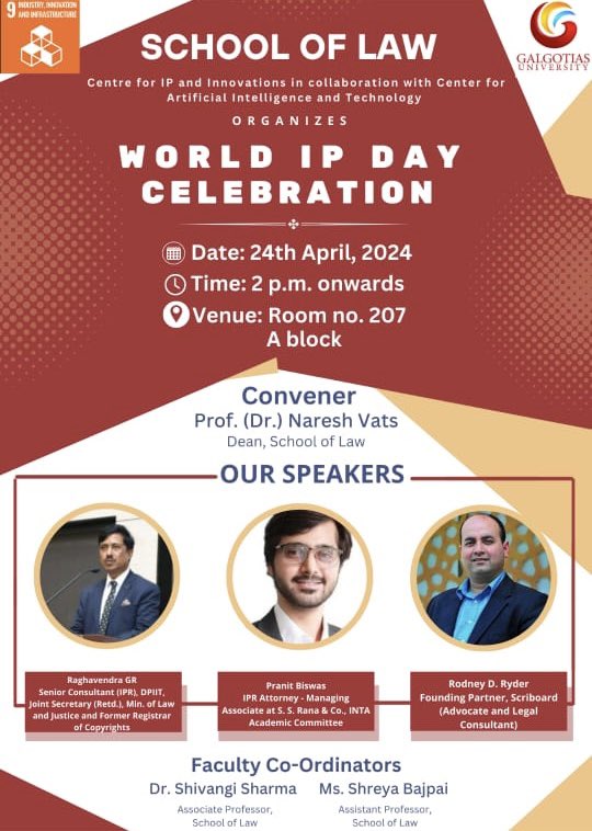 Galgotias Center of Excellence Tech & AI Law tweet media