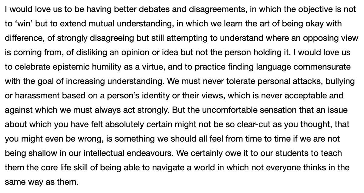 I really like this piece by the Provost of UCL. To me, it's a great vision of what Universities should be. 6/ ucl.ac.uk/news/2023/mar/….