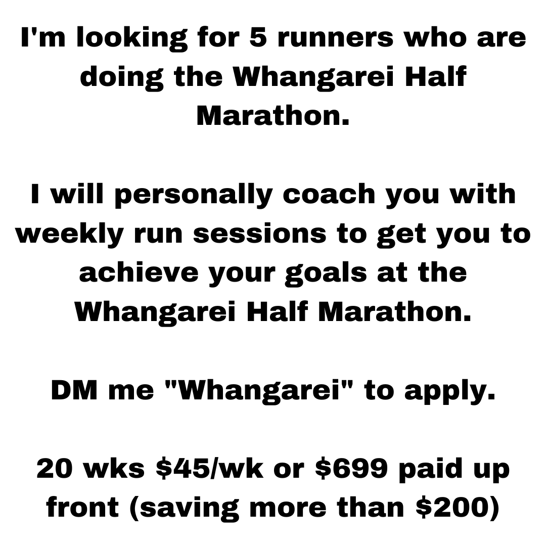 CoachRayNZ's tweet photo. Whangarei Half Marathon #qwikkiwi https://t.co/LezqbuHeCk