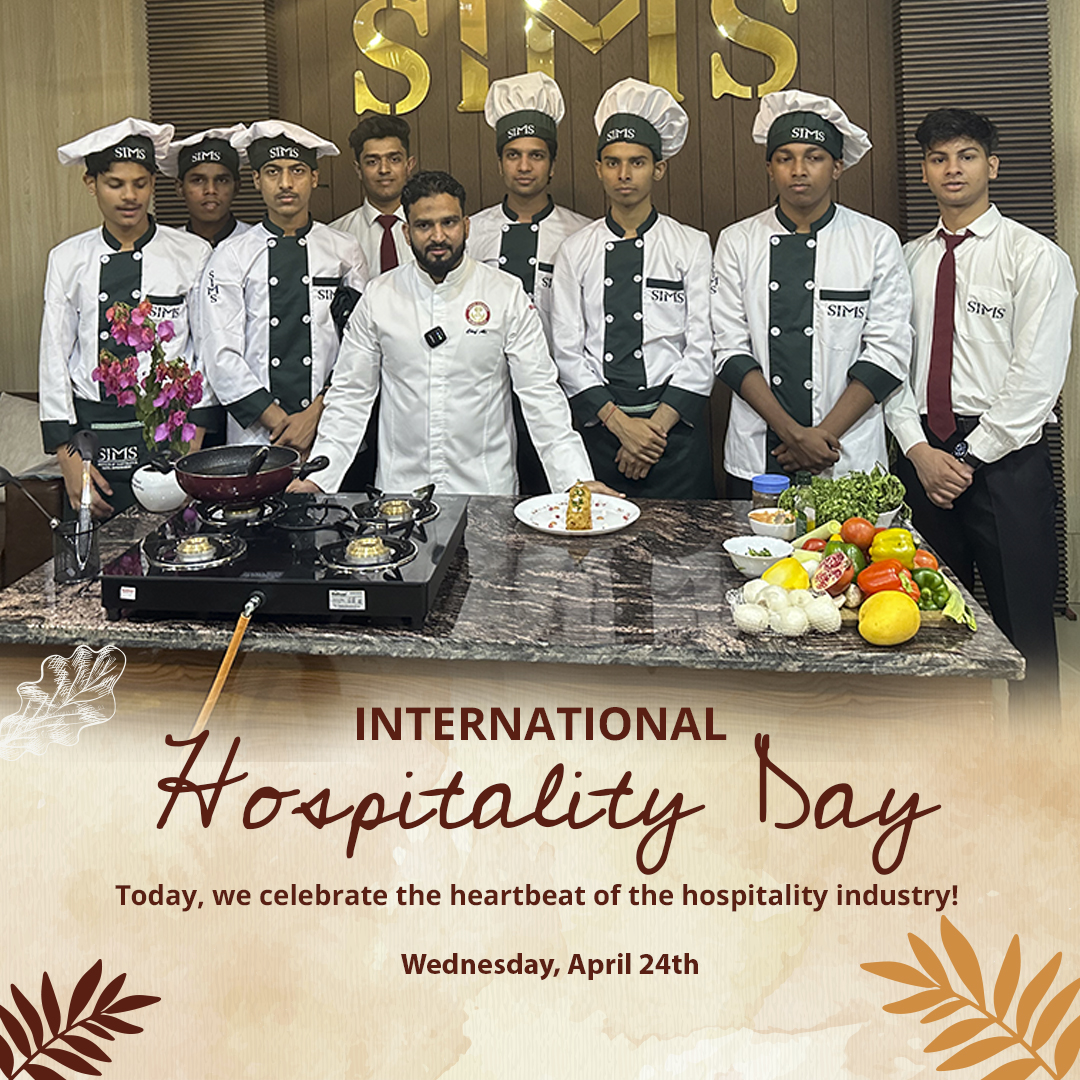 🌟 Today, we celebrate the heartbeat of the hospitality industry – International Hospitality Day! At SIMS Institute of Hotel Management, we're dedicated to instilling the values of empathy, professionalism, and excellence in our students.