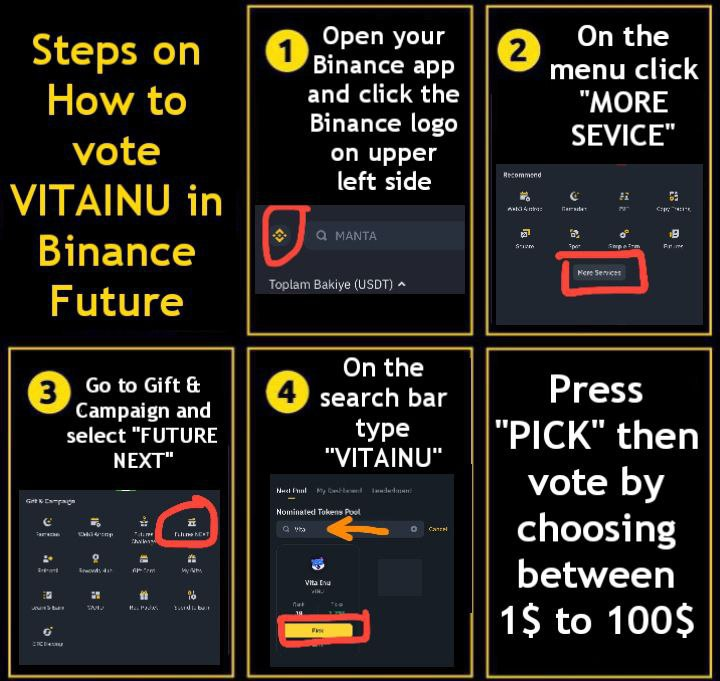 Nach dem $VINU das #ByBit, #Gateio &amp; #KuCoin Voting gewonnen hat und gelistet wurde, steht jetzt #Binance auf der Liste. 

Lasst uns in diesem Voting auch als Sieger hervor gehen 💙

1 Pick = 1 USDT (Max 100) 
Mit 100 Picks gibt es einen 1.2x #reward, wenn $VINU gelistet wird! 🥳