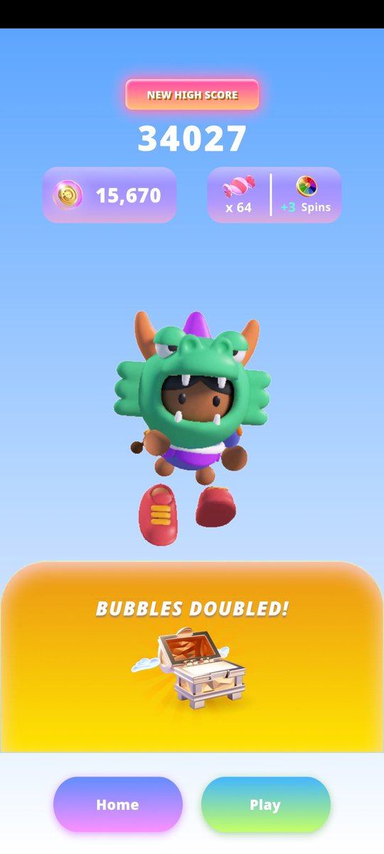 My New High Score on #BUBBLERANGERS #ImaginaryOnes with Epic Skin #DRAKE Don't Miss Out to Earn $BUBBLE Points by Playing 'BUBBLE RANGERS' #BUBBLE #SAMSUNG
