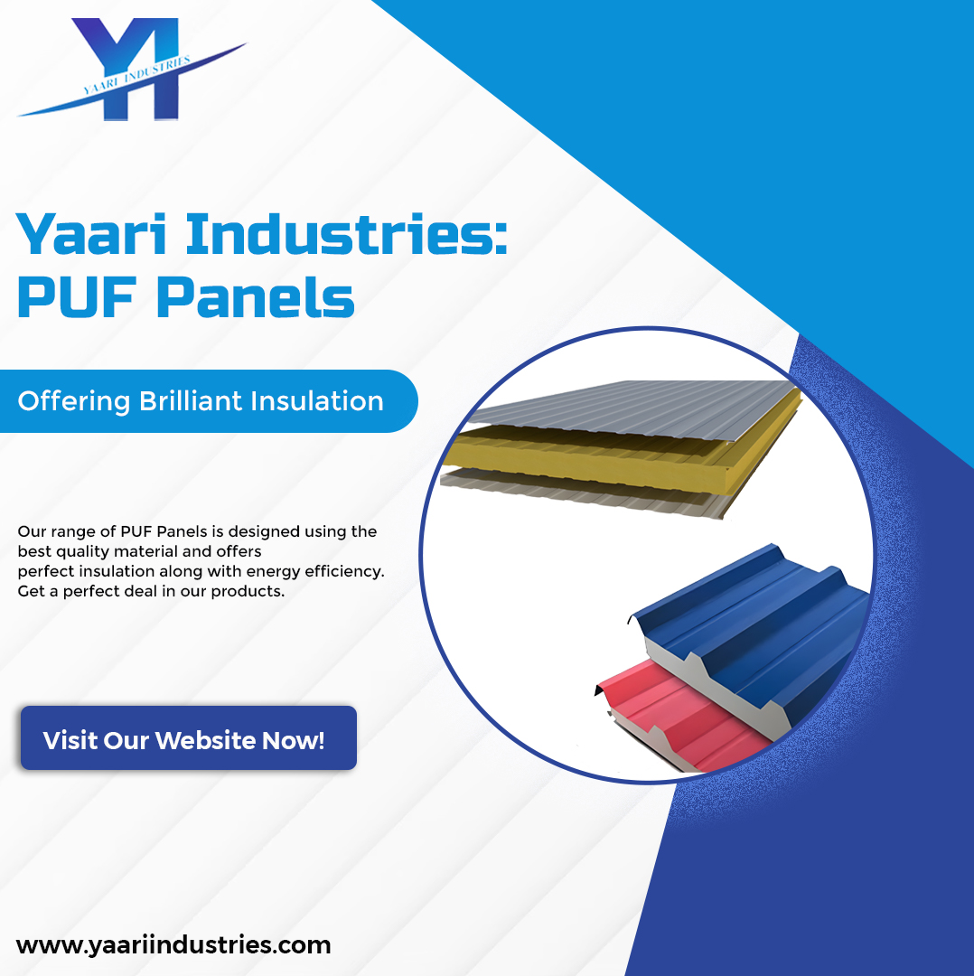 Upgrade your home insulation with Yaari Industries’ premium PUF panels! Our high-quality panels are designed to provide superior insulation and energy efficiency, saving you money on your energy bills. Visit our website for more!
#PUFpanels #energyefficiency #homeinsulation