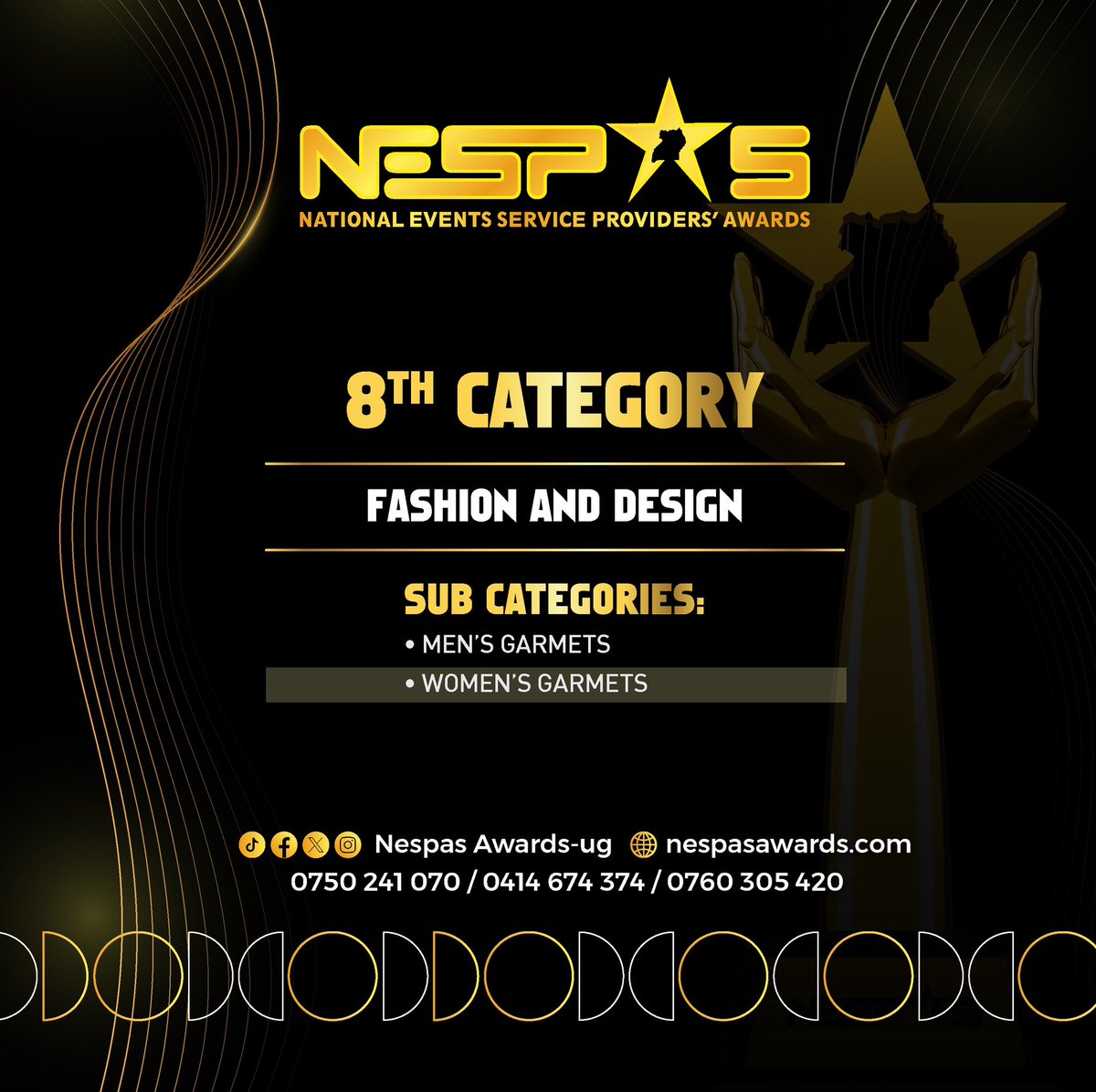 Good morning Uganda 🇺🇬 It’s time to recognise fashion and design Tag all the fashion,designers you know in the comment section 🙏🏾 @Nespas24 is here to recognise their efforts @Oscarkampala @AbryanzOfficial @BridalLoungeIrl @TemFashion …