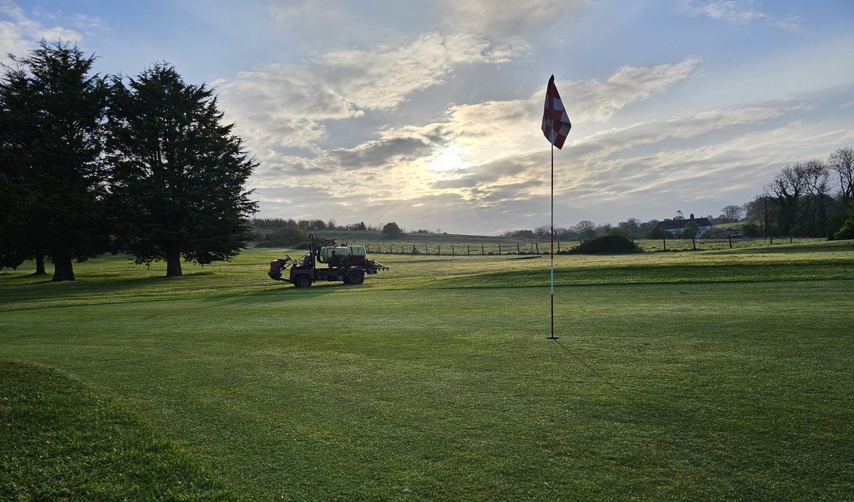 First liquid feed of the season.<a href="/OriginAmenity/">Origin Amenity Solutions</a> #greenkeeping #turf #Golf