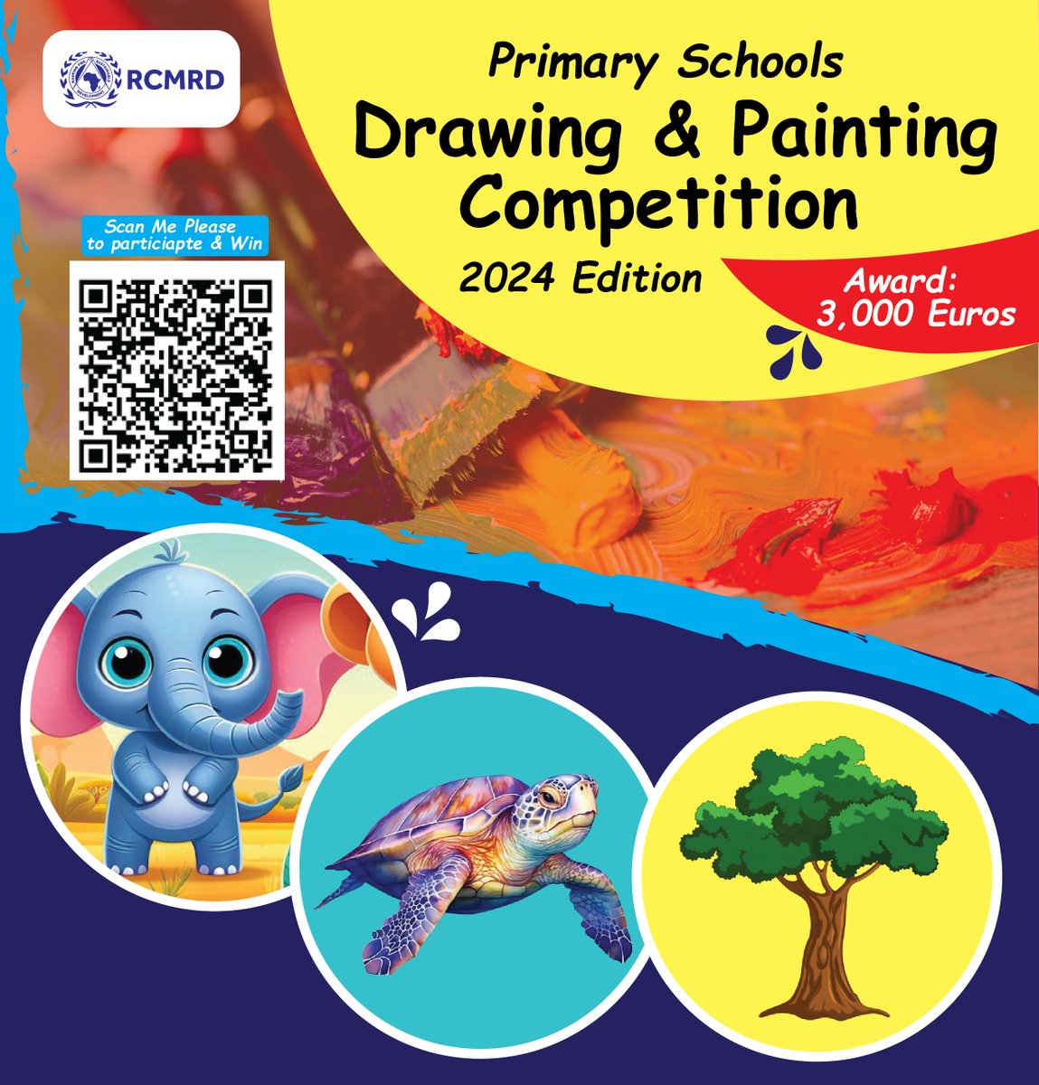 🎨Dear friends, have you made your submission for the 2024 edition of the RCMRD Drawing, Painting and Map Competition? We have three categories: primary schools, secondary schools, and professional. 16,000 euros are to be won. Submit today! ➡️rcmrd.africageoportal.com/pages/rcmrd-ma…