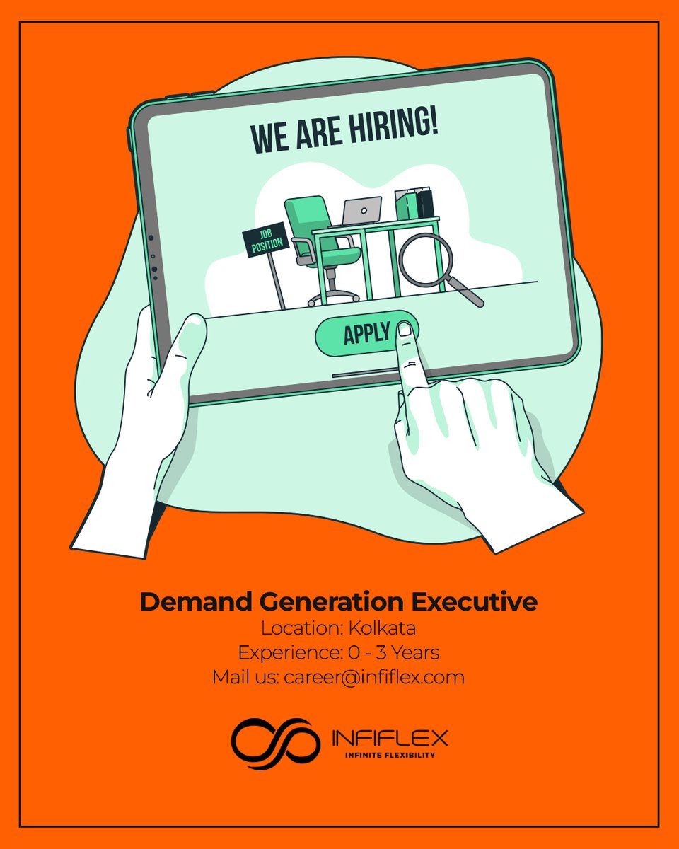 Inspiring talent, transforming futures. Apply Now!!

#india #technology #careers #hiring #Recruiting #IT #leadexecutives #demandgeneration #cloudtechnologies #Infiflextechnologiespvtltd #sales #cloudsales #gws #aws #m365 #googlecloud #javadevelopers #softwareassociates #kolkata