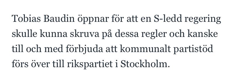 Alltagstanke's tweet image. @TobiasBaudin detta är nog den mest omogna intervjun jag har läst av en politiker. 

Låter som en typisk socialdemokratisk inställning: ”vi kommer göra något mot dom, men om vi gör det så är det inte vårt fel, det var dom som börja.” #sossarna