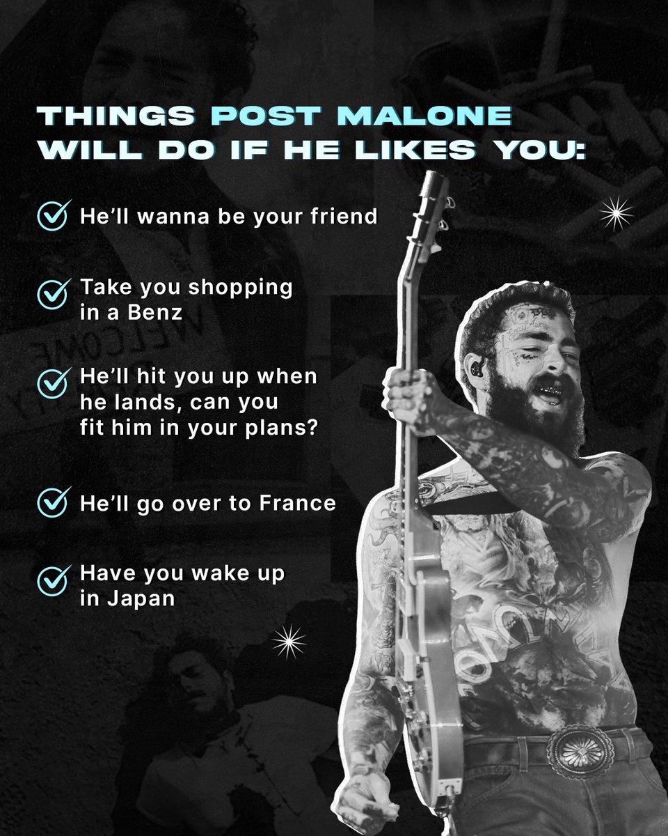 Wish @PostMalone would like us, too! 🤭