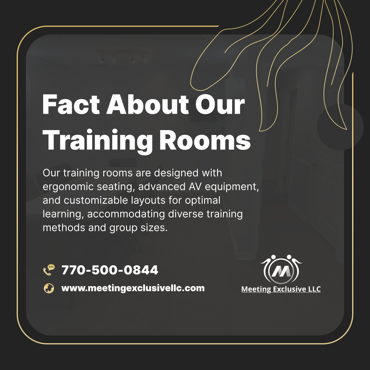 MeetingExclLLC's tweet image. Ready to take your training sessions to the next level? Step into our meticulously designed training rooms, where every detail is crafted to enhance learning experiences. Rent now! 

#DidYouKnow #TrainingRooms #EventsSpace