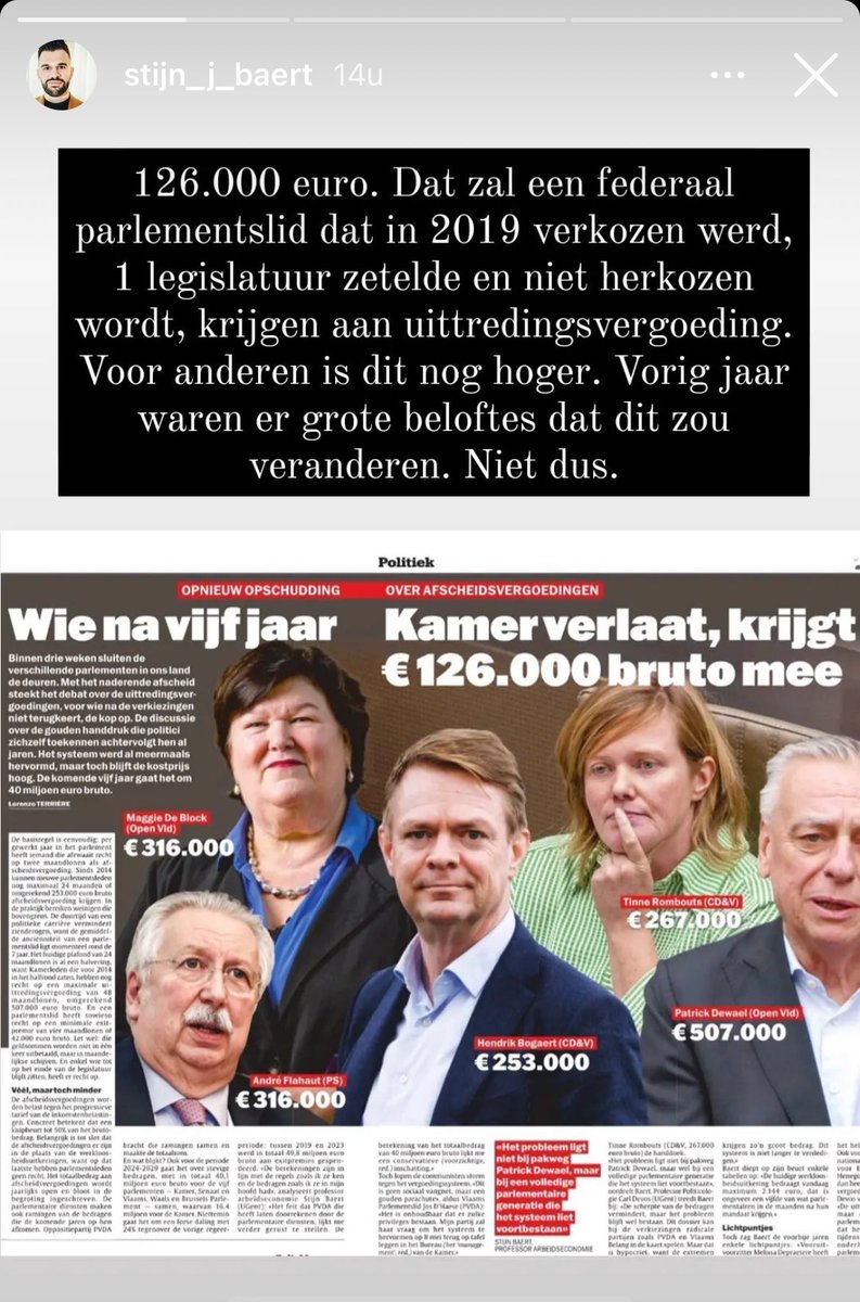 Mijn antwoord op de vraag waarom ik onverschillig en ongeïnteresseerd word in politiek … ik denk zelfs aan het woord incompetent als ik naar debatten en de 7de dag kijk! Zielige bende 😕 die in elke zin het woord “ik” benadrukt.