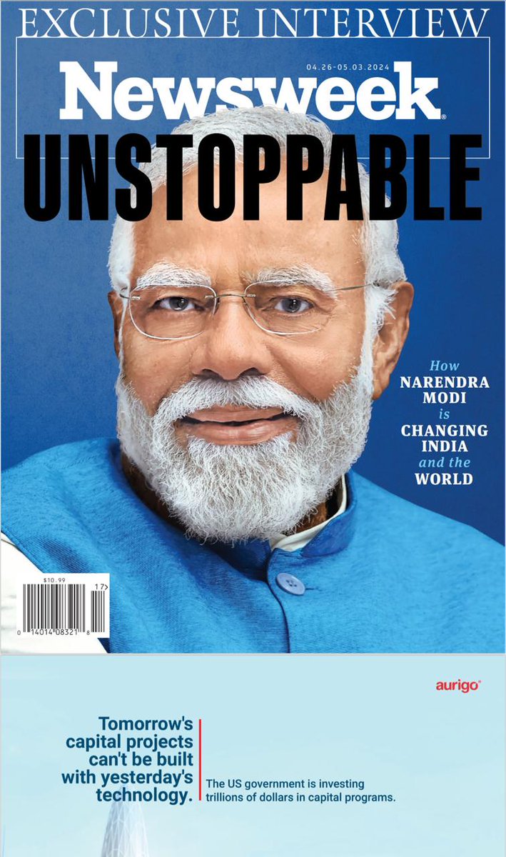 #unstoppable #ModiChangingIndia #ModiAgain2024 #Newsweek