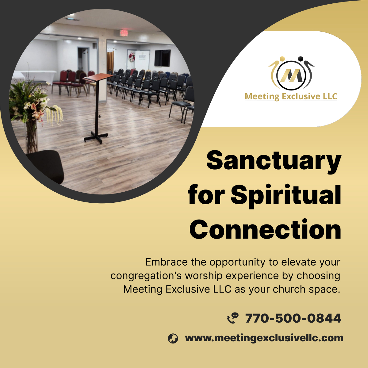 With our adaptable venues and commitment to creating a welcoming atmosphere, we provide the perfect sanctuary for spiritual connection and growth. 

#DouglasvilleGA #Sanctuary #EventsSpace