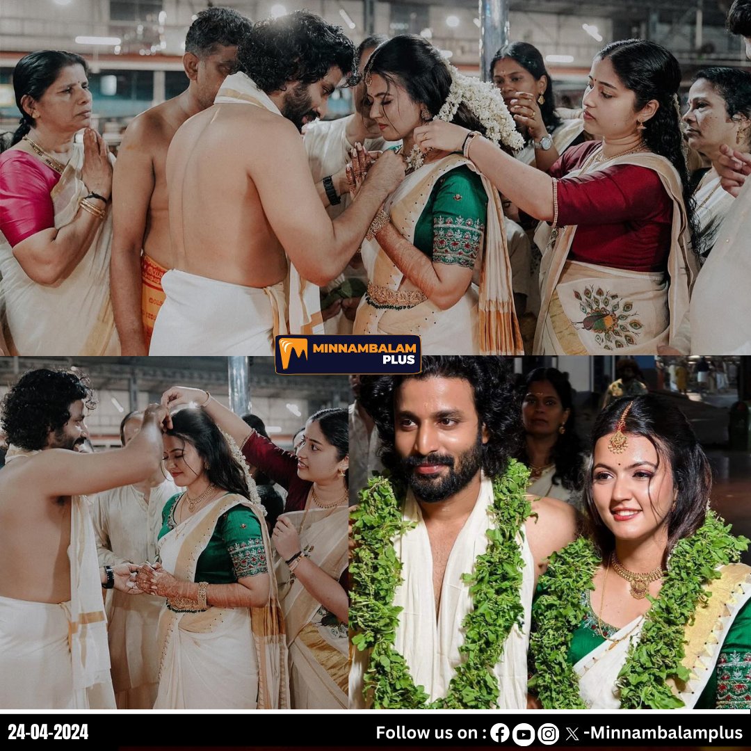Happy Married Life #DeepakParambol 💑 #AparnaDas

@aparnaDasss

📸: @momentsbyelementricx

#aparna #aparnadaswedding #celebritywedding #tamilcinema #minnambalamplus