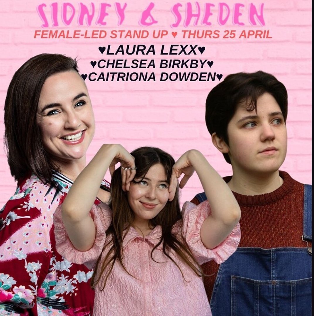 Bristol Comedy Den (@briscomedyden) on Twitter photo THIS THURSDAY! <a href="/lauralexx/">Laura Lexx - Touring NOW!</a> <a href="/ChelseaBirkby/">Chelsea Birkby *on tour 2025*</a> <a href="/caitrionadowden/">Caitriona</a> TICKETS: headfirstbristol.co.uk/whats-on/sidne… THIS THURSDAY! <a href="/lauralexx/">Laura Lexx - Touring NOW!</a> <a href="/ChelseaBirkby/">Chelsea Birkby *on tour 2025*</a> <a href="/caitrionadowden/">Caitriona</a> TICKETS: headfirstbristol.co.uk/whats-on/sidne…
