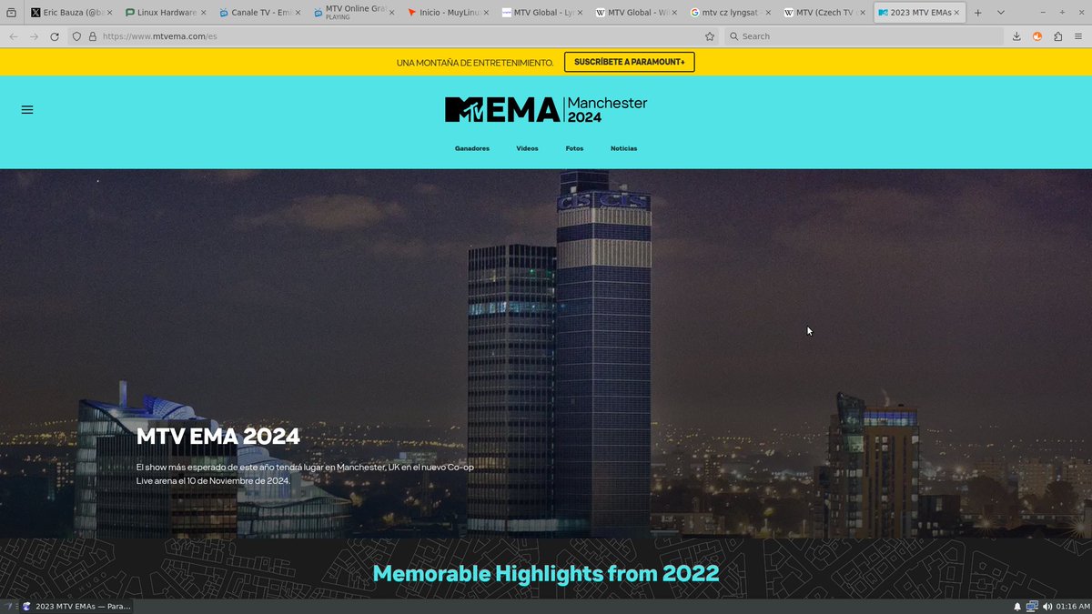 La redirección de la web de @mtveuro hacia la web de @mtvema ha sido reestablecida correctamente. Además, la presentación de los EMA's de este año será en Manchester (a menos que haya guerra a fines de este año, claro). >>