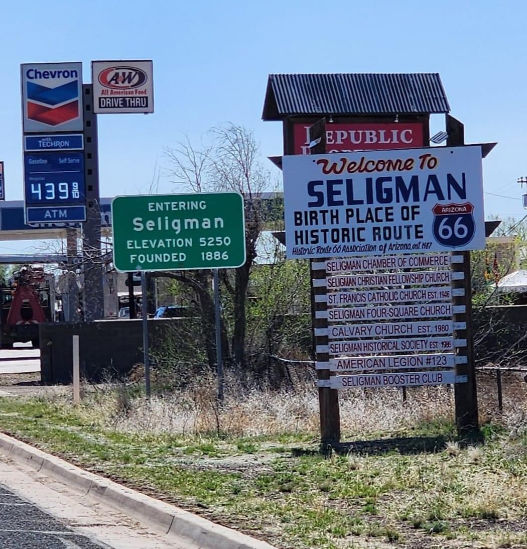 Welcome to Seligman Arizona.