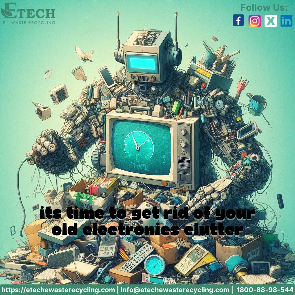 Clear the clutter and recycle your old electronics responsibly! ♻️ Don't let e-waste pile up in your home.

#EWasteRecycling #RecycleResponsibly #SustainableLiving #GoGreen #EWasteAwareness #etechewasterecyling #sustainablefuture #RenewRecycleRevive #ewasterecycling