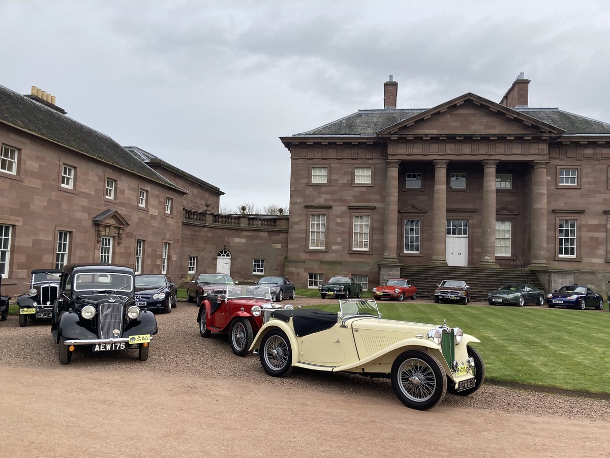 As part of National Drive It Day on Sunday, WH indulged in its second passion and joined the Borders Vintage Automobile Club on a drive to Paxon House near Berwick. Fascinating people. Wonderful, historic vehicles. A beautiful house.#WhiteHouse #NationalDriveItDay  #PaxonHouse