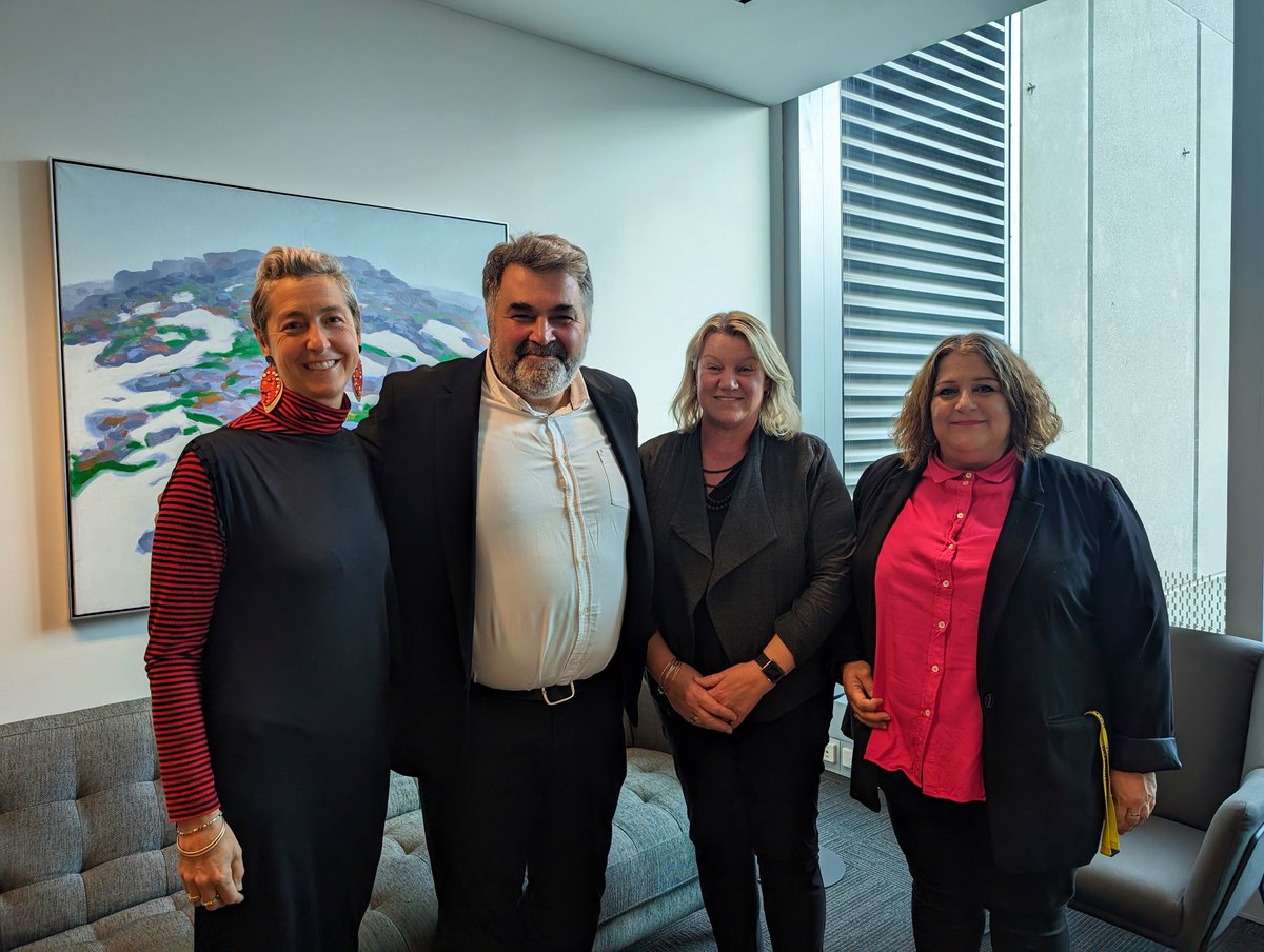 It was wonderful to meet with the Victorian Minister for Multicultural Affairs @IngridStitt today. We are so grateful for their tireless advocacy and support of people seeking asylum and refugees and the @ASRC1 and their leadership.