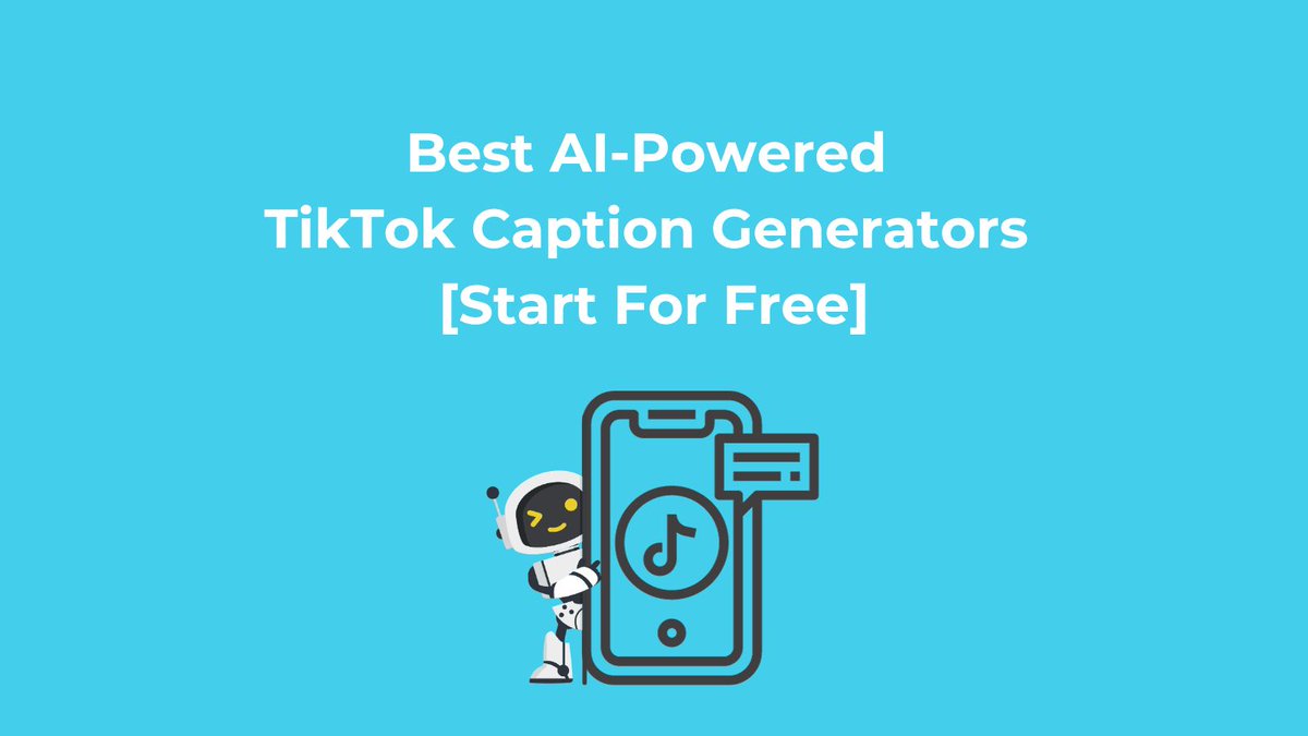 Best #AI Powered #TikTok Caption Generators

[Start For Free]

buff.ly/3Mgz0KM

#SocialMediaMarketing #SocialMediaManagement #GrowthHacking #GPT4 #ChatGPT #ArtificialInteligence #ContentCreation buff.ly/3MkCb3P