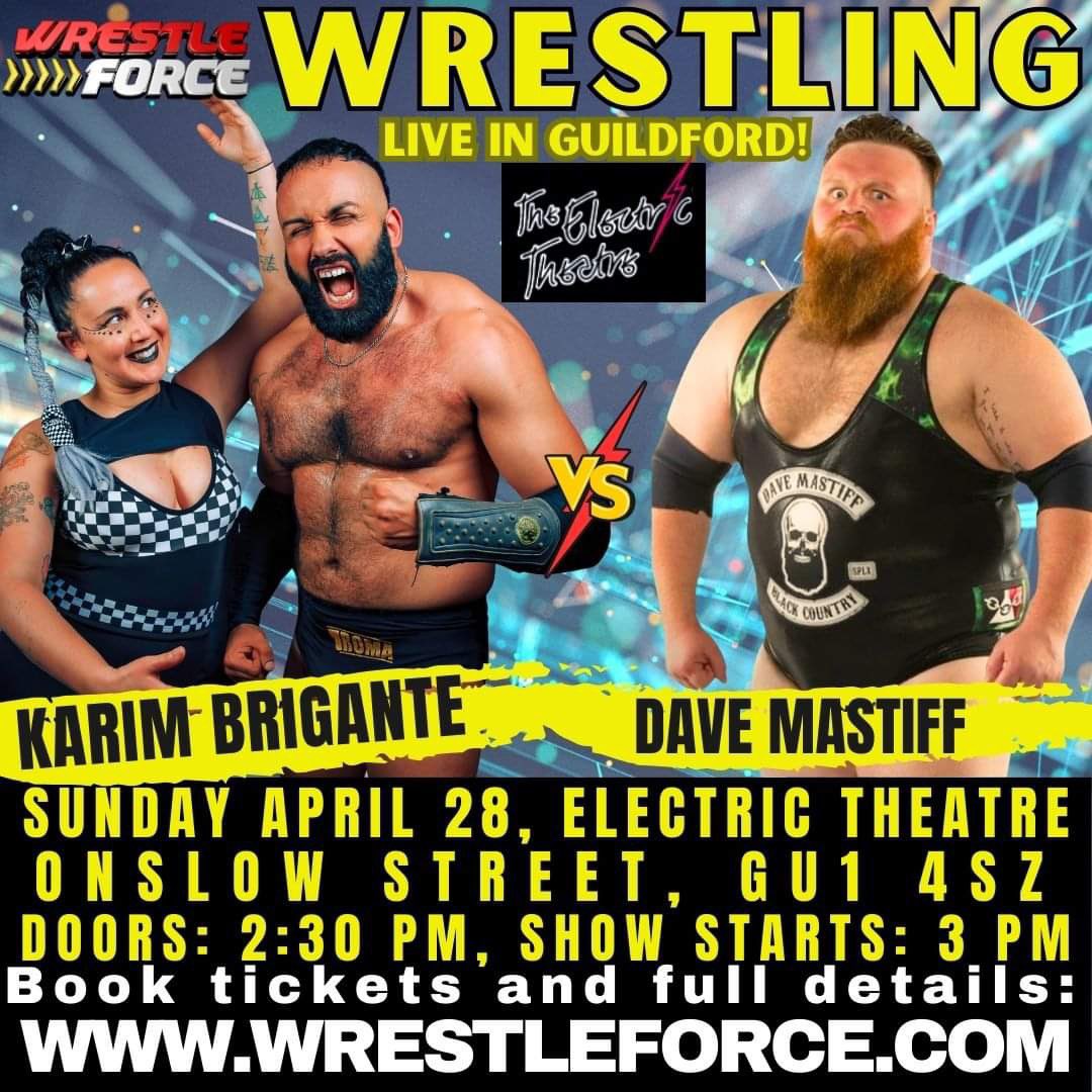TheMCWithSocks's tweet photo. This Sunday’s @WrestleForceUK show in Guildford will be huge
From grudge matches, to championships on the line, last time appearances to the return of Dave Mastiff 

Join me!

🦓🧦

🎟️ https://t.co/NKDN2izVa6 

#socks 
#socksaddict #sockschallenge  #referee https://t.co/NavUVVyaUk