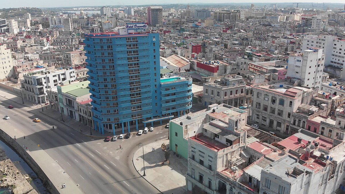 The Hotel Deauville. Havana, Cuba.