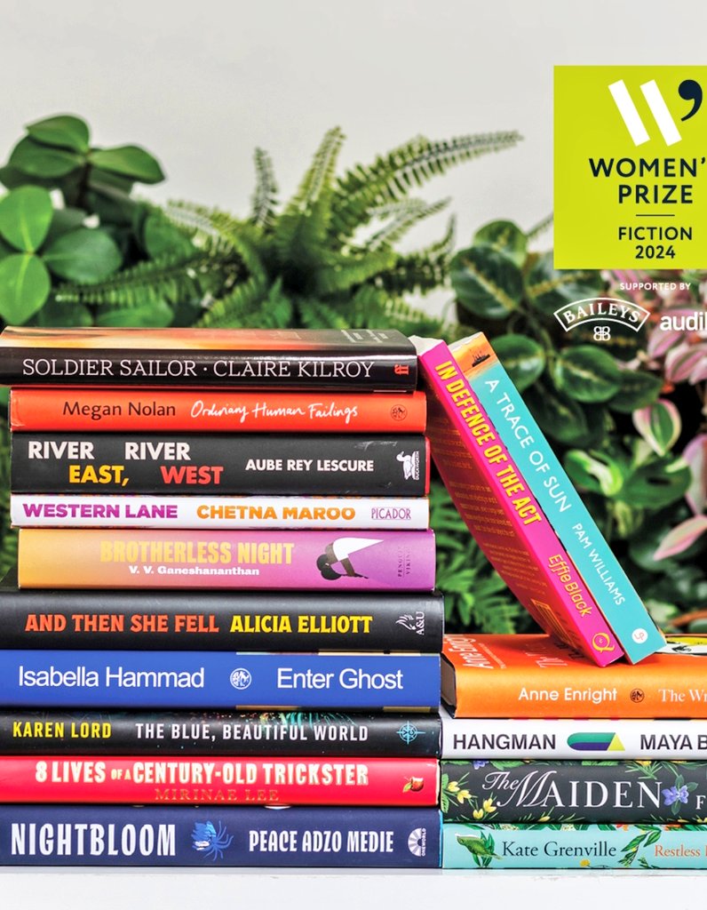 Can't wait to find out the shortlist @WomensPrize will they really only be able to choose just six? #WomensPrize #fiction 2024 #books