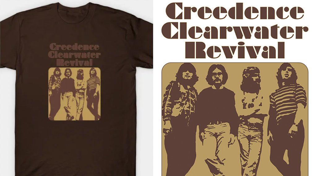 Creedence Clearwater Revival TEEPUBLIC: tinyurl.com/y2pw33vf #creedenceclearwaterrevival #creedence #ccr #johnfogerty