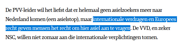 PVV wenst #asielbeslisstop, terwijl aantal asielzoekers veel lager is dan in 2015.
Dit ondermijnt rechtsstaat tegen internationaal recht.
Polariseert samenleving, geeft humanitaire crisis, ondermijnt rechtstaat, en ineffectief voor asielinstroom.
nrc.nl/nieuws/2024/04…