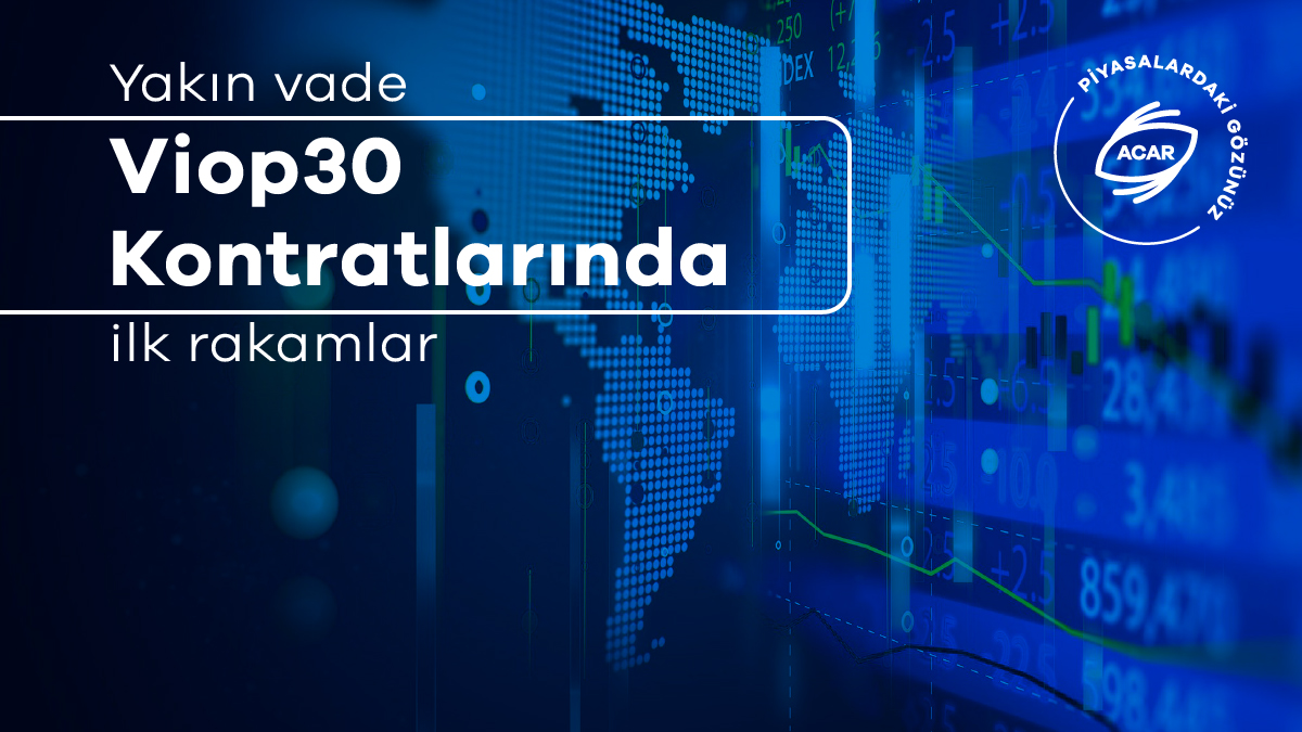 Yakın Vade VİOP30 Kontratlarında İlk Rakamlar: %0,54

 #acarmenkul #piyasalardakigözünüz #aracıkurum #viop #viop30 #yakınvade #BORSA #BorsaIstanbul #bist #BorsaIstanbul