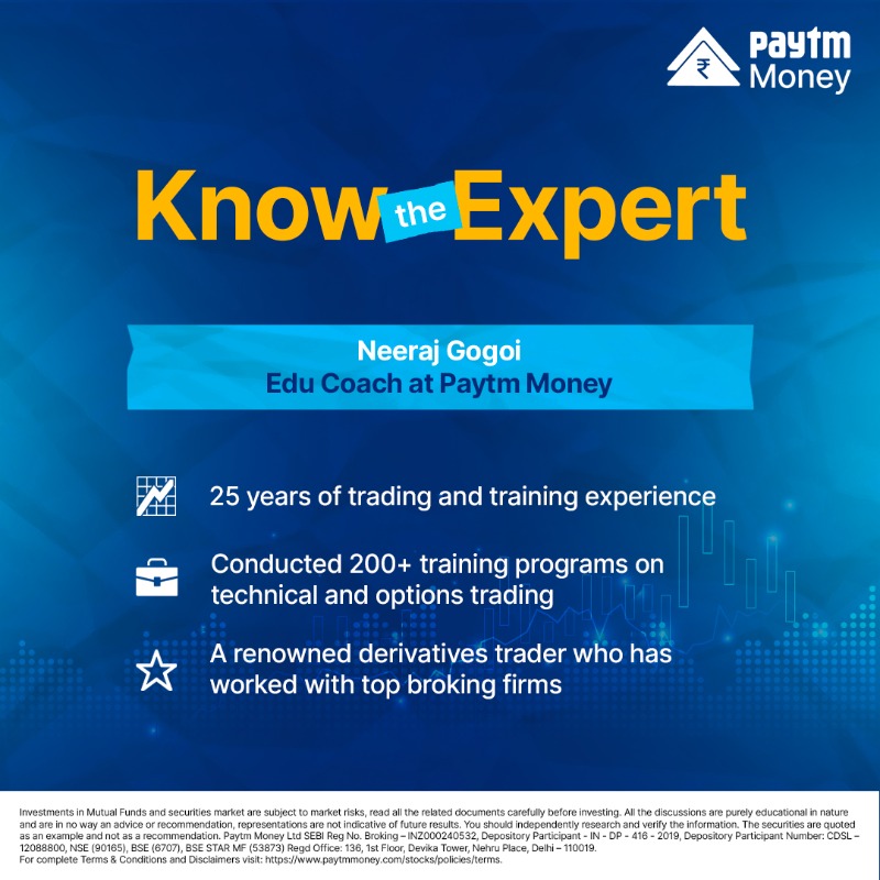 PaytmMoney's tweet photo. Unlock the secrets to trading success & minimize losses with our '#Masterclass: The Secret to Being a Successful Trader Episode 3' with industry expert Neeraj Gogoi.
📆- 29th April to 3rd May
⏰- 4 PM to 5 PM
Fee- ₹99
#TradingMasterclass #LearnWithPaytmMoney #PaytmMoney