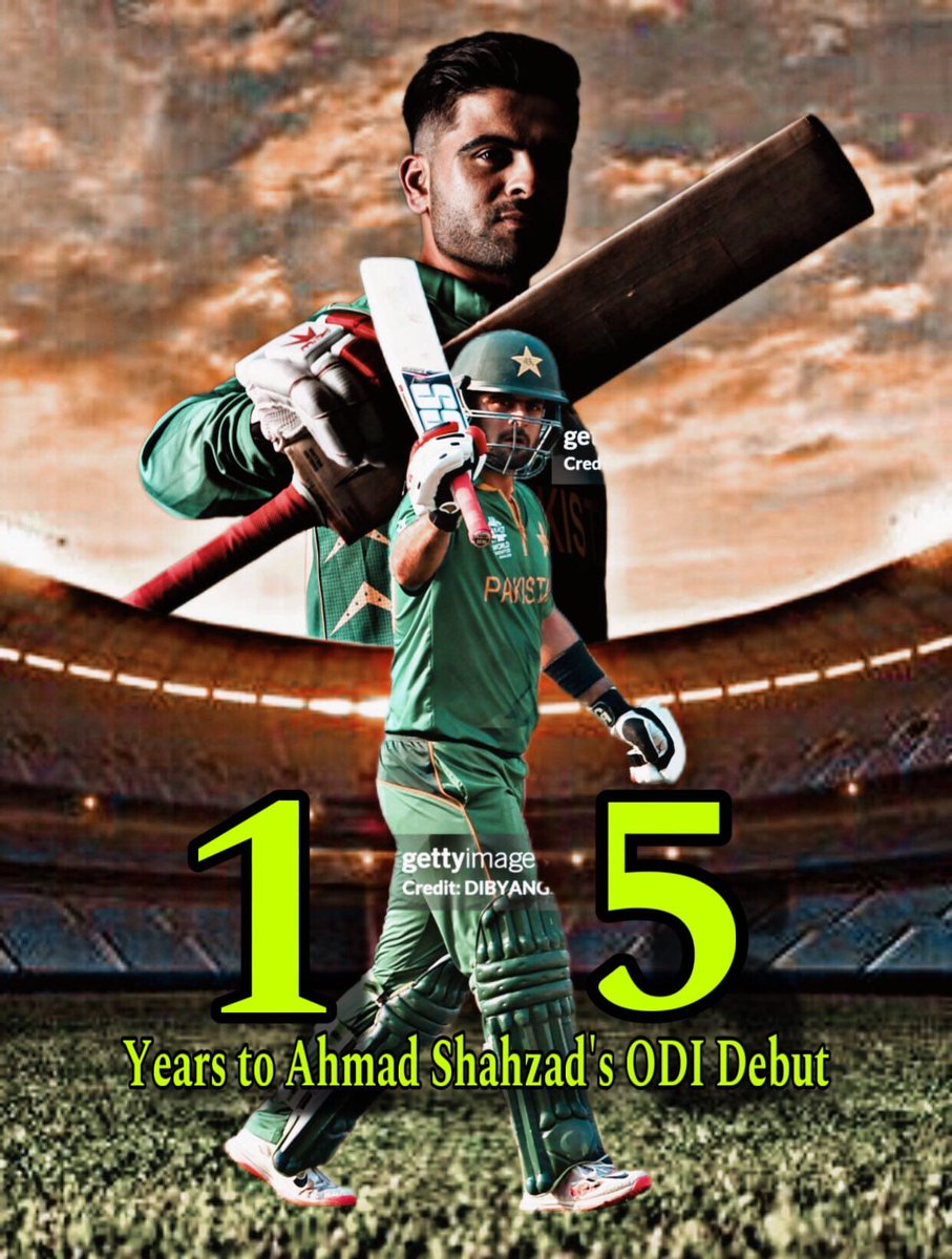 #OnThisDay  

On 24th April, 2009 Ahmad Shahzad made his ODI debut against Australia 🙌🏻
In his 15 Years of Career, He made many Records for Pakistan 🇵🇰 

#AhmadShahzad #PakistanCricket