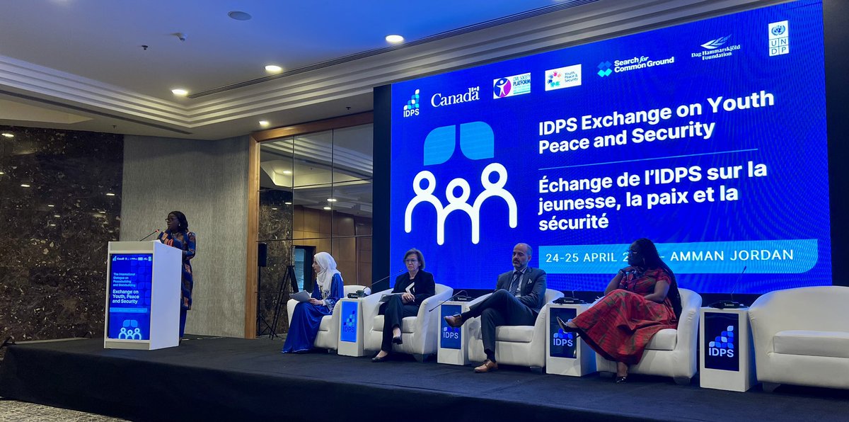 Happening today: first day of @IntDialogue Exchange on Youth, Peace  and Security in Amman, Jordan. The exchange will discuss ways to enhance youth inclusion in political decision-making, prevention and peacebuilding.

#Youth4Peace #Dialogue4Peace #Youth4PeaceDialogue #UNSCR2250