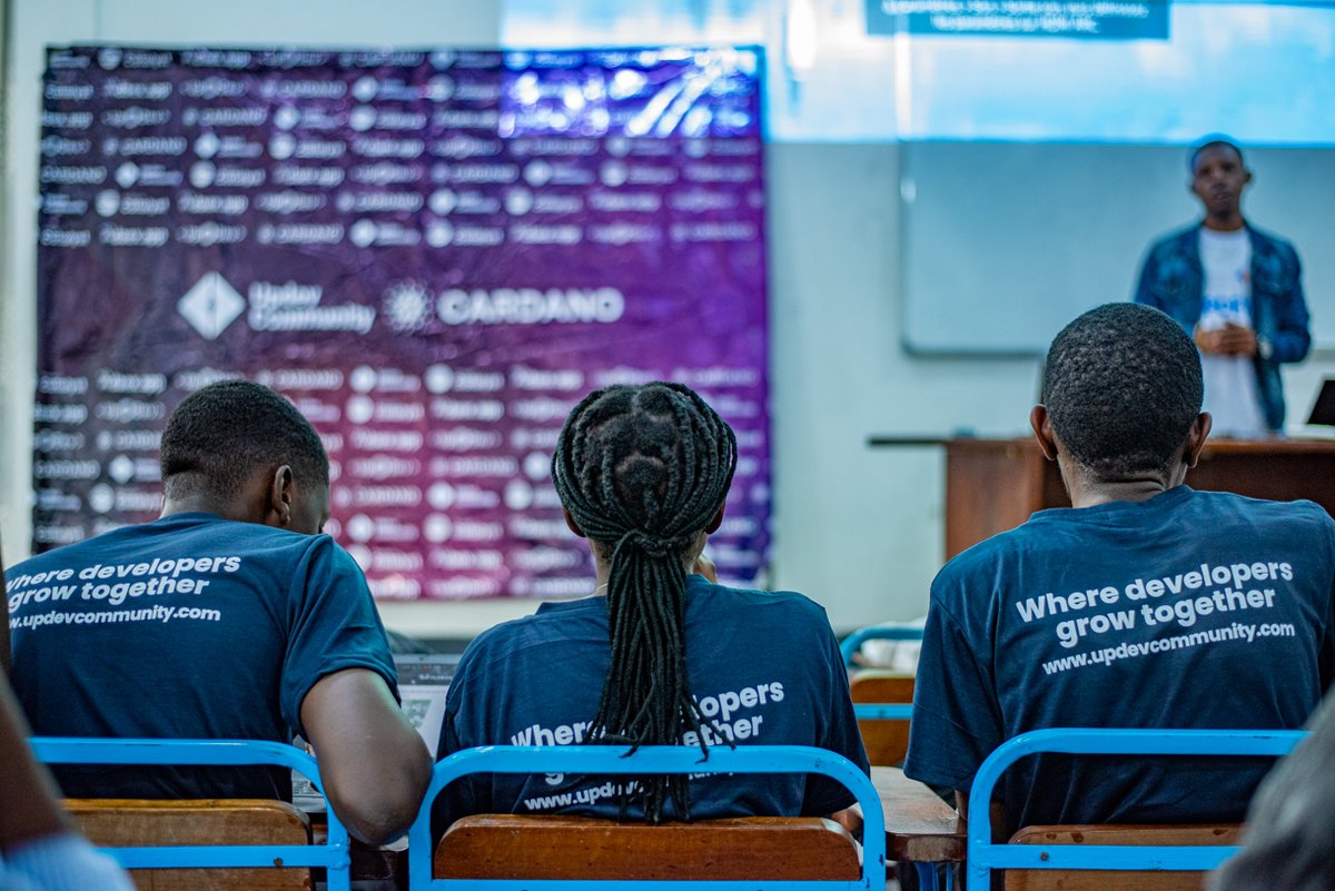 'Where #developers grow together'
👉#UpdevCommunity

You are all welcome to join us for our next #event at #ULPGL/#Goma this Saturday.

Register here 👇
forms.gle/z4uS42HbbHdcN4…

#Cardano #Blockchain #CardanoCommunity #CardanoADA #sharingisthenewlearning