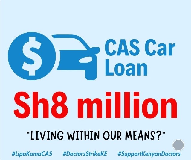 chainabrian's tweet photo. If truly Kenya was broke, we would not have unconstitutional Chief Administrative Secretaries (CAS) making a fortune from our coffers. Doctors cannot be the only ones 'living within our means.' @WilliamsRuto @HonMoses_Kuria @MOH_Kenya 

#StopBullyingDoctors 
#MedicalInternsWork https://t.co/GpY1UUc0ob