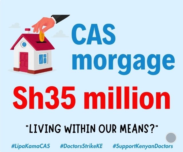 chainabrian's tweet photo. If truly Kenya was broke, we would not have unconstitutional Chief Administrative Secretaries (CAS) making a fortune from our coffers. Doctors cannot be the only ones 'living within our means.' @WilliamsRuto @HonMoses_Kuria @MOH_Kenya 

#StopBullyingDoctors 
#MedicalInternsWork https://t.co/GpY1UUc0ob