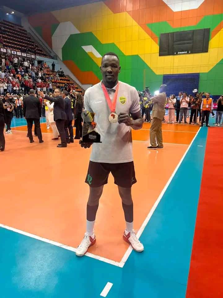 Congratulations to Simion 'Kosirai' Kipkorir for winning the Best Opposite Player at the 2024 CAVB Africa Men's Club Championships in Egypt. #RadullKE