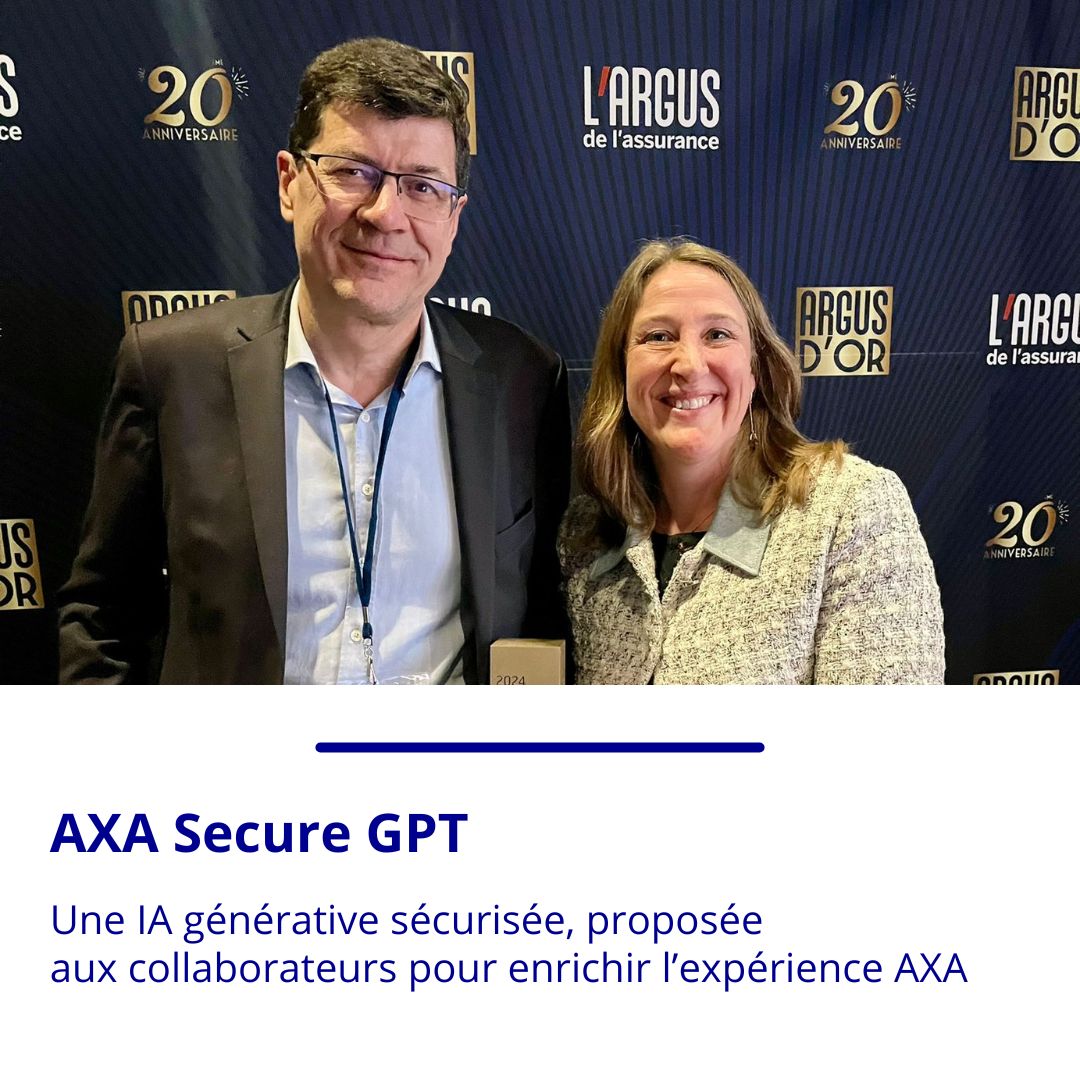 AXAFrance's tweet photo. 🏆Félicitations à nos équipes qui ont remporté, lors de la cérémonie organisée par l'@argusassurance,  5 Argus d'or pour

🔹 Ma Commune en action
🔹 Wildfire
🔹 AXA Secure GPT
🔹 Ma Transmission 360
🔹 L’audace n’a pas d'âge

#ArgusdOr #Innovation #Fierté 🏆👏
