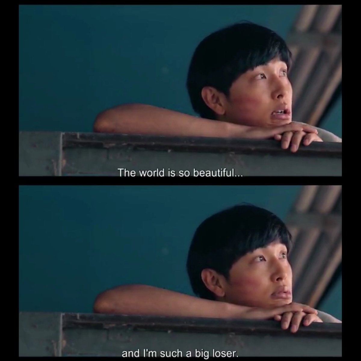 The world is so beautiful...and I'm such a big loser.

#kdrama #kdramaquotes #quotes #boyhood EP 6