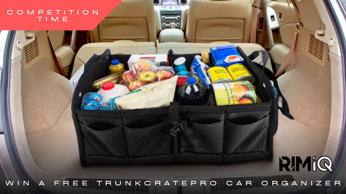 #Retweet the TRUNKCRATEPRO Car Storage Organizer #Competition sponsored by @RIMiQ_USA - Enter free: gleam.io/TMdHv/trunkcra… #roadtrip #freebiefriday #winitwednesday #autorepair