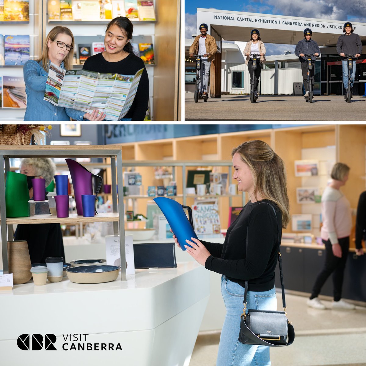 Explore the best our city has to offer at the Canberra and Region Visitors Centre Market Day! 🧺 Browse through 18+ market stalls 🏉 Meet the Brumbies & Raiders 🐍 Get up close with reptiles + Win prizes! And Wilko & Courts from 104.7 live! 📅 Sun, May 5th ⏰ 10am to 1pm