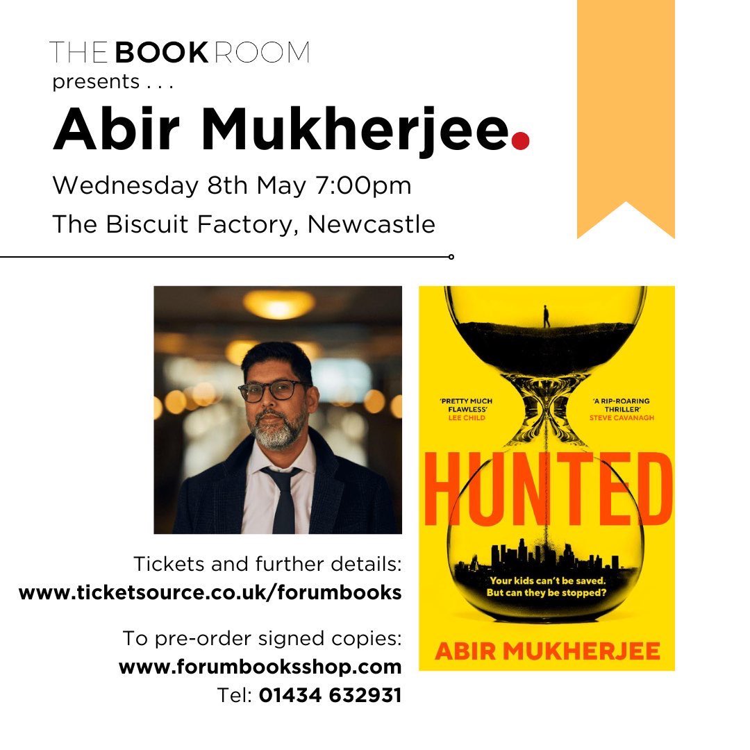ForumBooks's tweet photo. 💥This book // man // event!! 💥

TWO weeks til @radiomukhers joins @AnnCleeves to tell us *nearly all about #Hunted - I can tell you it’ll be the thriller of the Summer!! 😎 

May 8 @biscuit_factory 

Tickets from us + here https://t.co/UkSd4XBkeW https://t.co/X2BXKVk0m2