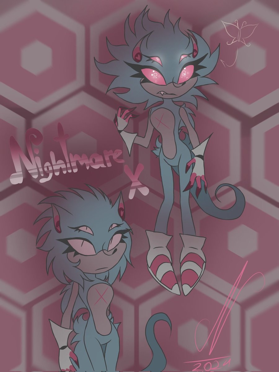 Vamp1re_Queen6's tweet photo. Le cambie el diseño, este es el que más me gustó, paso de ser Nightmare Sirius X, A solo ser Nightmare X.
.
.
#Execomunity #exeoc #exe #botterfly #nighmareX #sonicexe https://t.co/cgL76Pwpea